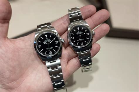 is there a rolex explorer with date|Rolex explorer 36mm vs 40mm.